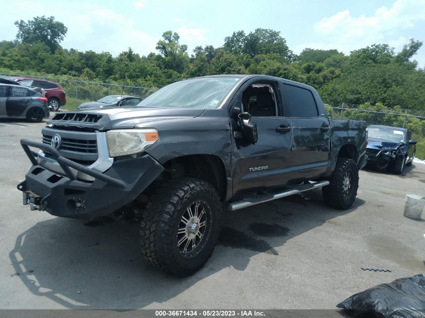 2014 TOYOTA TUNDRA 4WD TRUCK SR5 - 5TFDW5F13EX350427