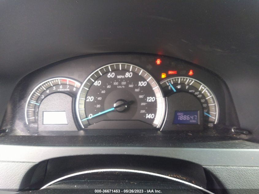 2013 TOYOTA CAMRY L/LE/SE/XLE - 4T1BF1FK6DU680809