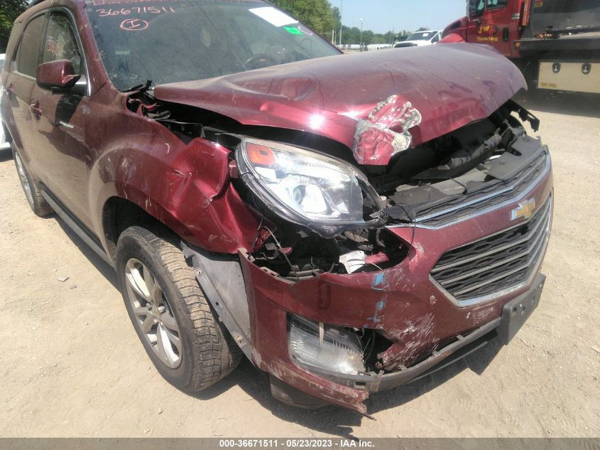 2016 CHEVROLET EQUINOX LT - 2GNALCEKXG1120837