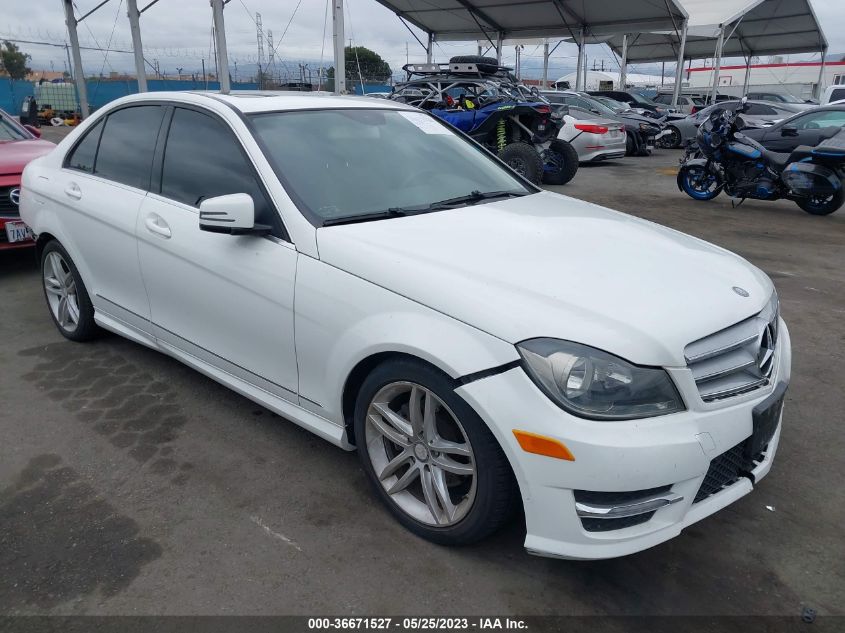 2013 MERCEDES-BENZ C-CLASS C 250 - WDDGF4HB1DA778470