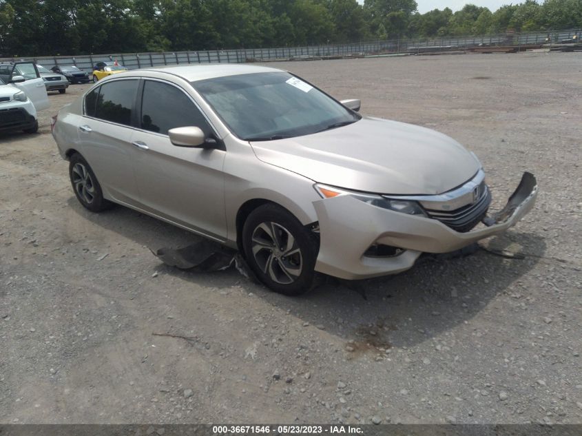 2016 HONDA ACCORD SEDAN LX - 1HGCR2F36GA061679