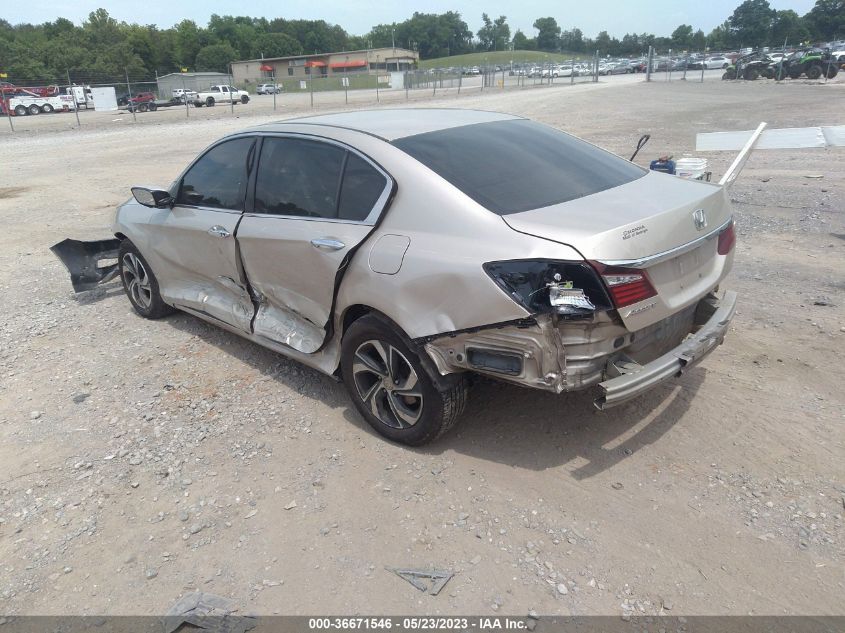 2016 HONDA ACCORD SEDAN LX - 1HGCR2F36GA061679
