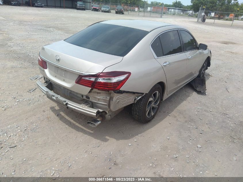 2016 HONDA ACCORD SEDAN LX - 1HGCR2F36GA061679