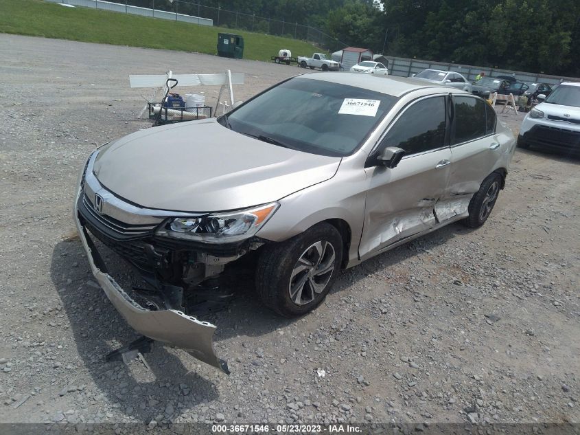 2016 HONDA ACCORD SEDAN LX - 1HGCR2F36GA061679