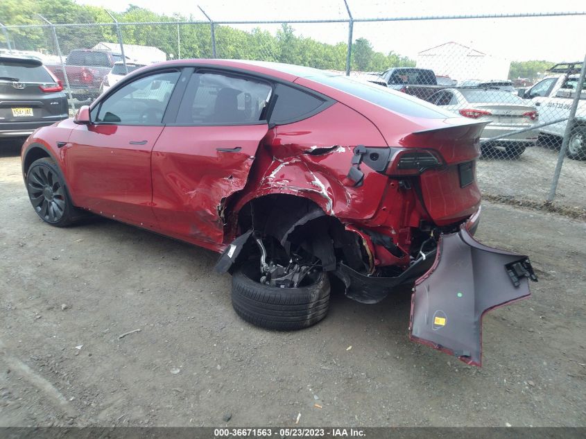 2023 TESLA MODEL Y PERFORMANCE - 7SAYGDEF1PF673171