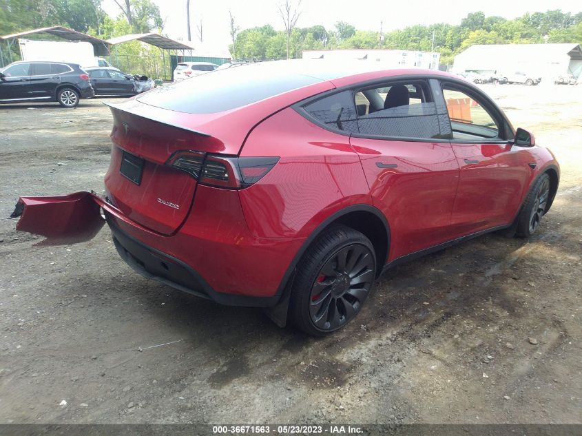 2023 TESLA MODEL Y PERFORMANCE - 7SAYGDEF1PF673171
