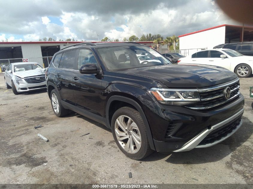 2021 VOLKSWAGEN ATLAS 3.6L V6 SE W/TECHNOLOGY - 1V2JR2CA0MC507767