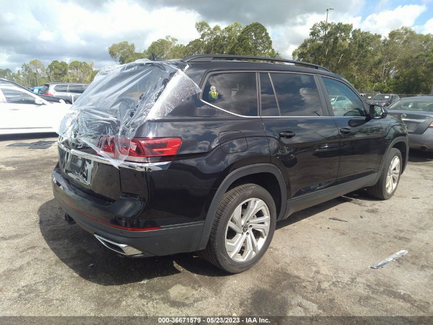 2021 VOLKSWAGEN ATLAS 3.6L V6 SE W/TECHNOLOGY - 1V2JR2CA0MC507767