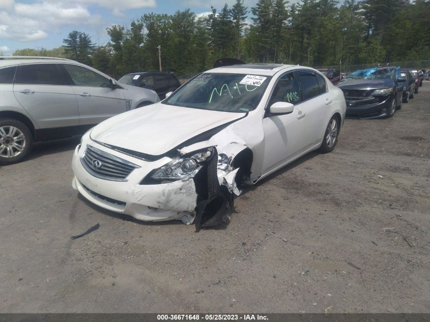 2013 INFINITI G37 SEDAN X - JN1CV6AR9DM755714