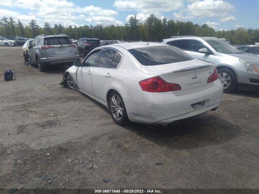 2013 INFINITI G37 SEDAN X - JN1CV6AR9DM755714