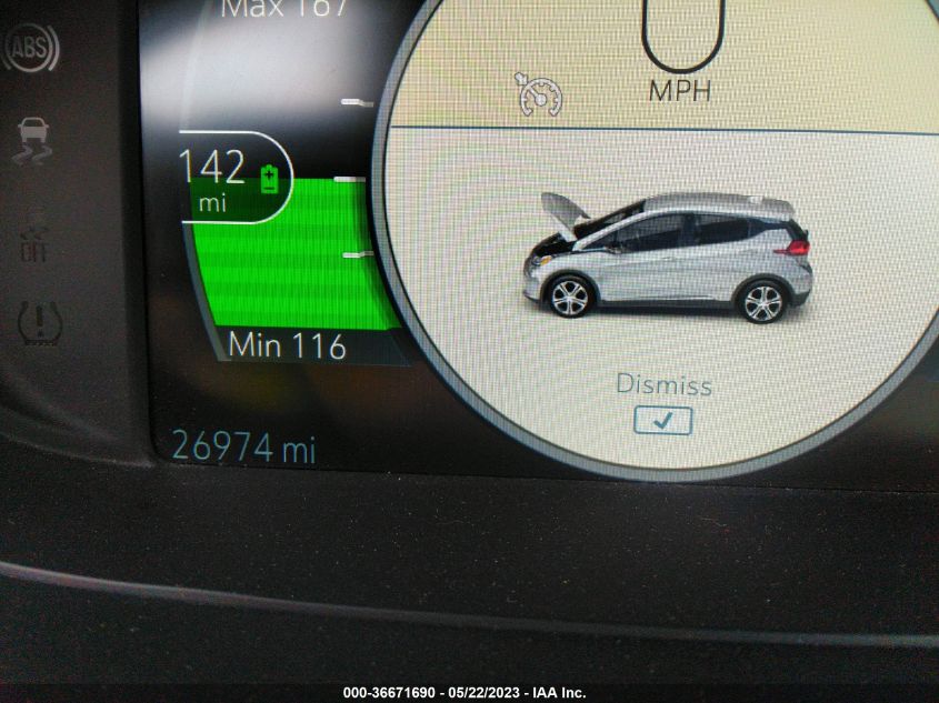 2019 CHEVROLET BOLT EV PREMIER - 1G1FZ6S02K4145870