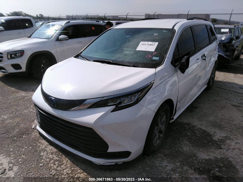 2021 TOYOTA SIENNA LE - 5TDKRKEC8MS023378