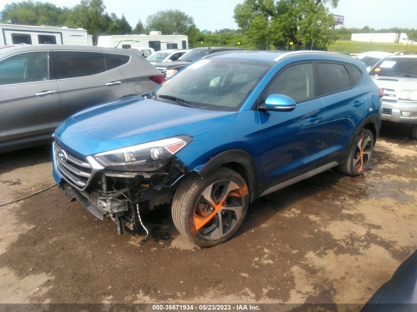 VIN KM8J33AL3JU803428 2018 HYUNDAI TUCSON SPORT