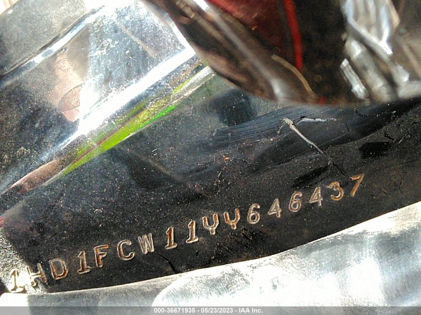 2000 HARLEY-DAVIDSON FLHTCUI - 1HD1FCW11YY646437
