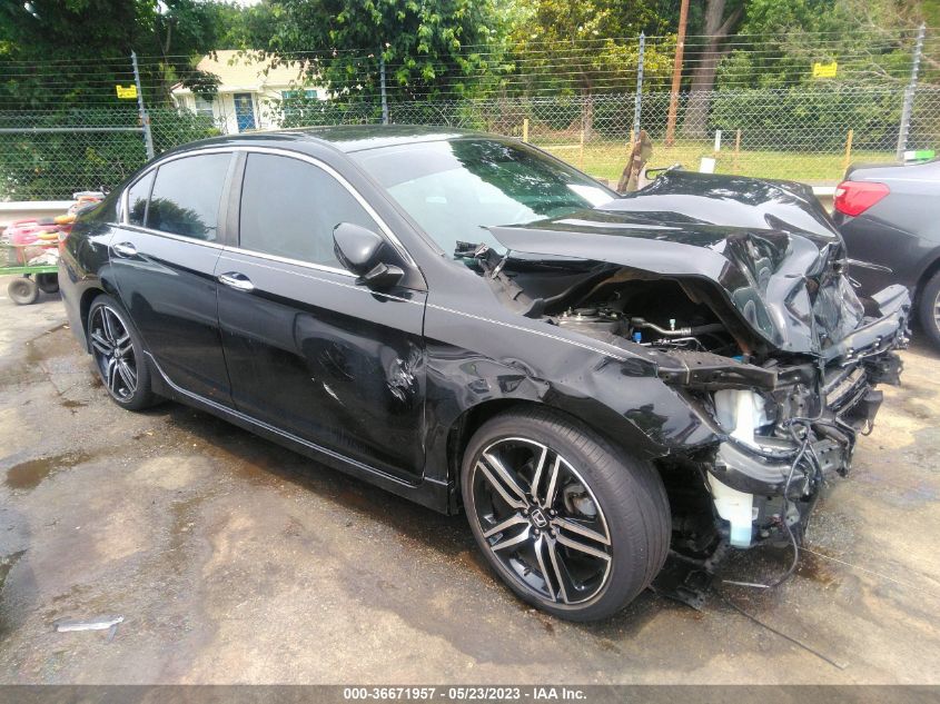 2016 HONDA ACCORD SEDAN SPORT - 1HGCR2F58GA193053
