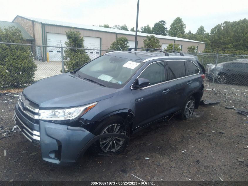 2018 TOYOTA HIGHLANDER HYBRID XLE - 5TDJGRFH1JS050602