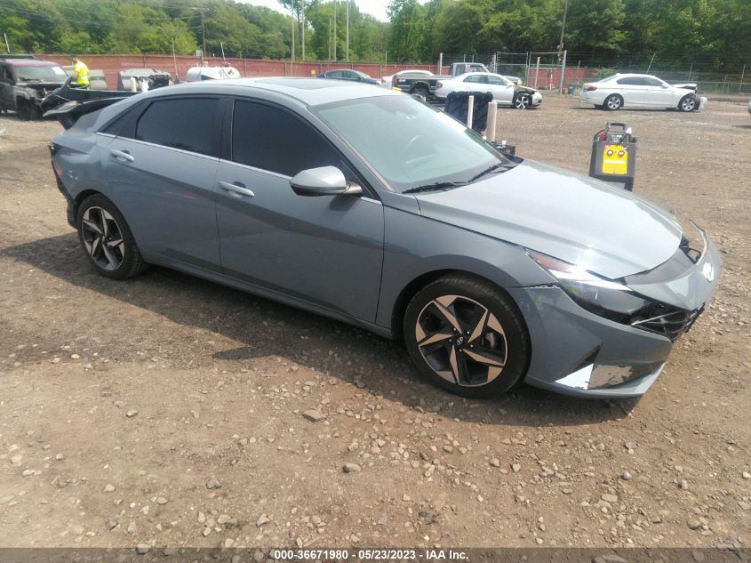 2021 HYUNDAI ELANTRA LIMITED - KMHLP4AG4MU171727