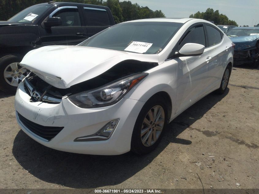 2015 HYUNDAI ELANTRA SE - 5NPDH4AEXFH576167