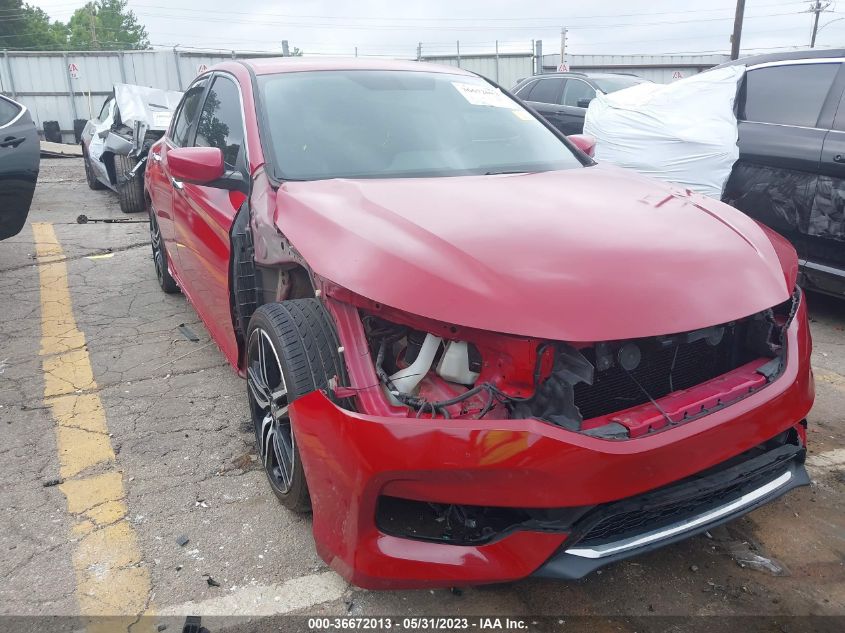 2016 HONDA ACCORD SEDAN SPORT - 1HGCR2F52GA120387