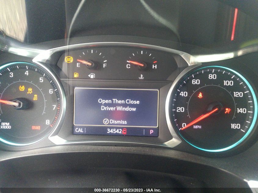 2020 CHEVROLET TRAVERSE LT CLOTH - 1GNERGKW7LJ291186