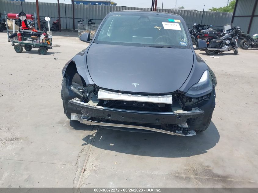 2022 TESLA MODEL Y PERFORMANCE - 7SAYGDEF9NF454598