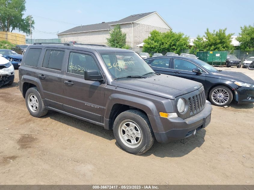 2015 JEEP PATRIOT SPORT - 1C4NJPBA3FD399344
