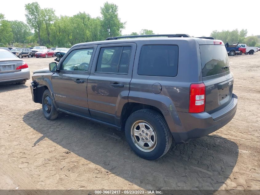 2015 JEEP PATRIOT SPORT - 1C4NJPBA3FD399344