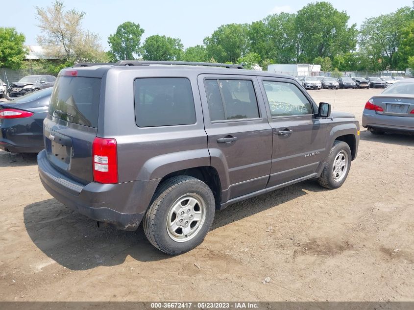 2015 JEEP PATRIOT SPORT - 1C4NJPBA3FD399344