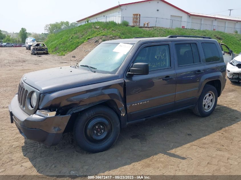 2015 JEEP PATRIOT SPORT - 1C4NJPBA3FD399344