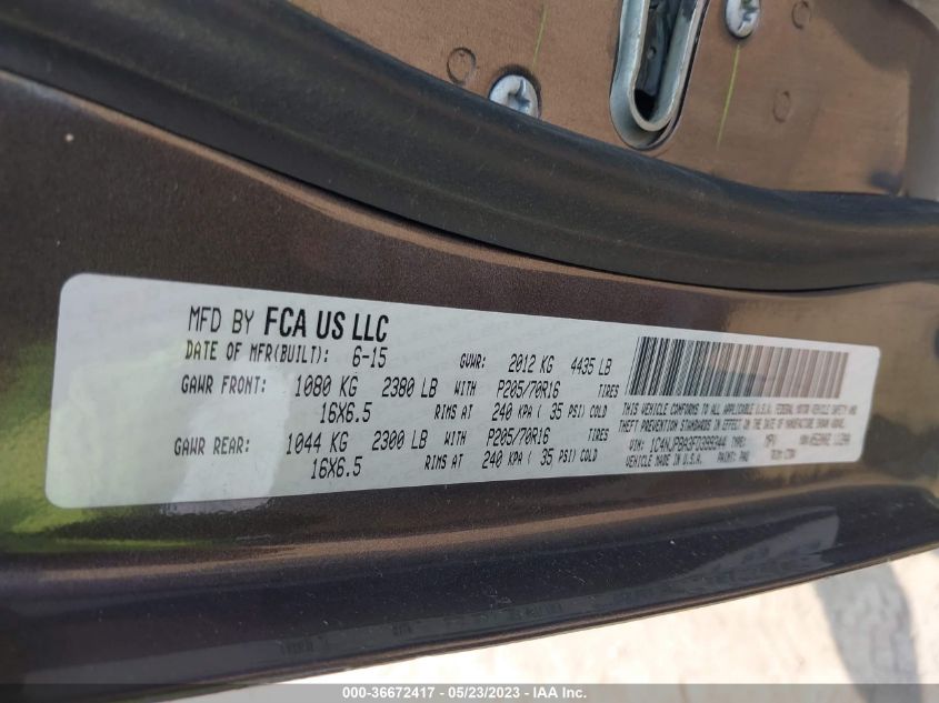 2015 JEEP PATRIOT SPORT - 1C4NJPBA3FD399344