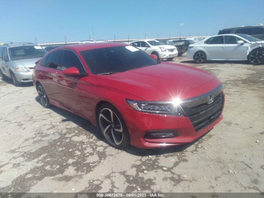 2020 HONDA ACCORD SEDAN SPORT - 1HGCV1F36LA008450