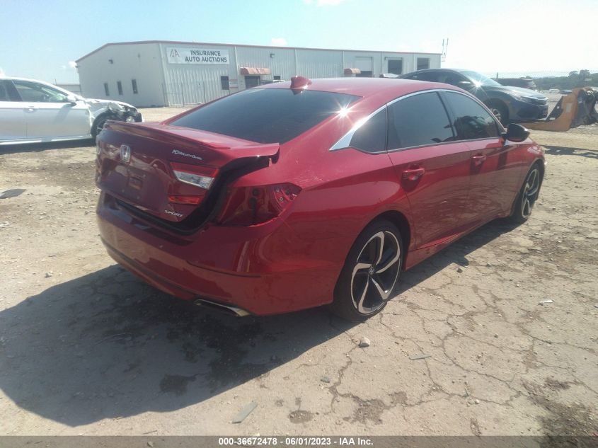 2020 HONDA ACCORD SEDAN SPORT - 1HGCV1F36LA008450