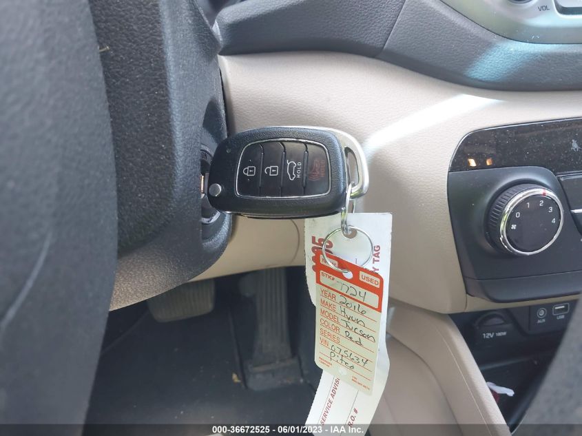 2016 HYUNDAI TUCSON ECO - KM8J3CA22GU075634