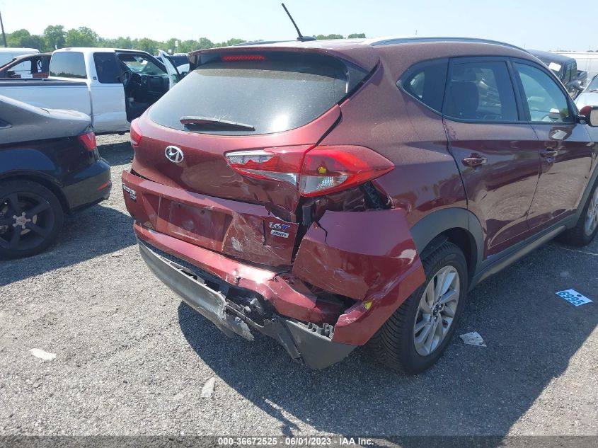 2016 HYUNDAI TUCSON ECO - KM8J3CA22GU075634