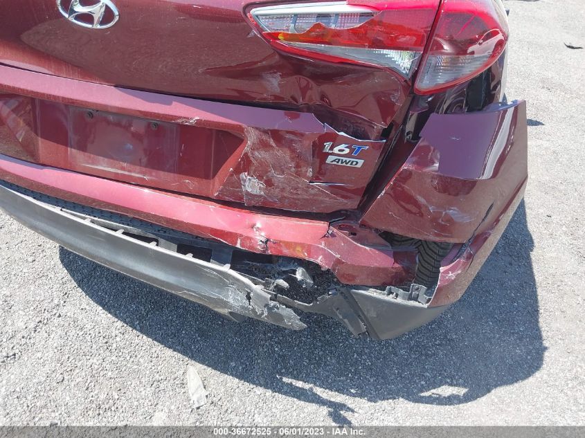 2016 HYUNDAI TUCSON ECO - KM8J3CA22GU075634