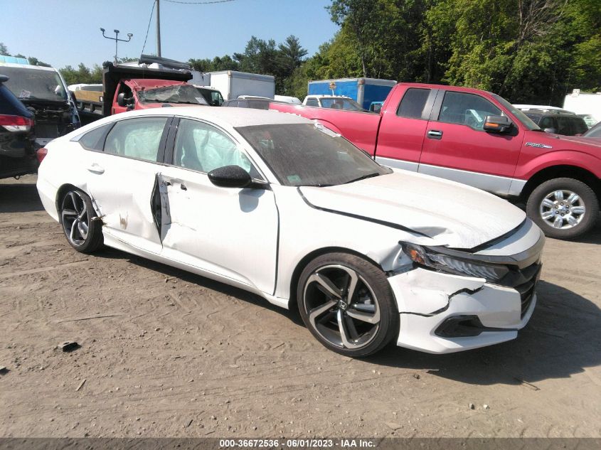 2022 HONDA ACCORD SEDAN SPORT - 1HGCV1F38NA084805