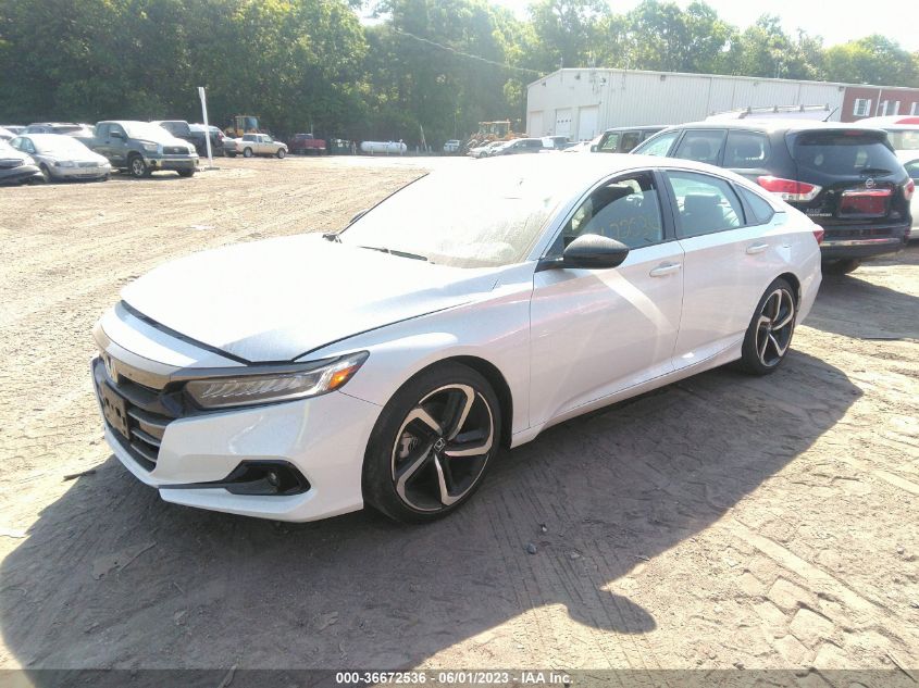 2022 HONDA ACCORD SEDAN SPORT - 1HGCV1F38NA084805