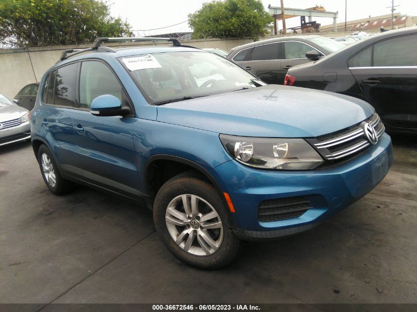 2017 VOLKSWAGEN TIGUAN S - WVGAV7AX1HK021011