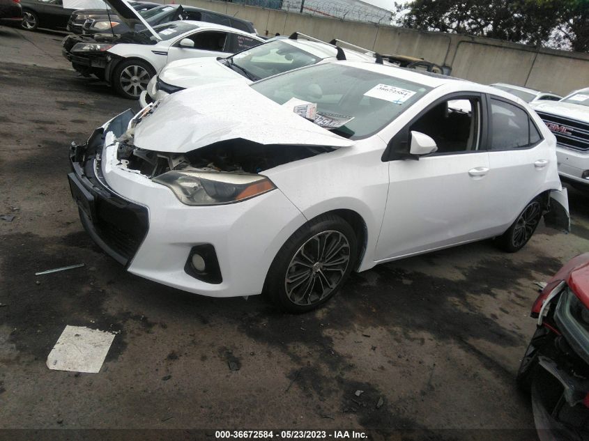 2015 TOYOTA COROLLA L/LE/S/S PLUS/LE PLUS - 5YFBURHE5FP279980