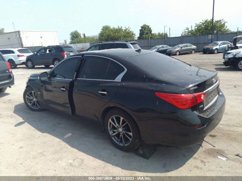 2017 INFINITI Q50 3.0T SIGNATURE EDITION - JN1EV7AR1HM841135