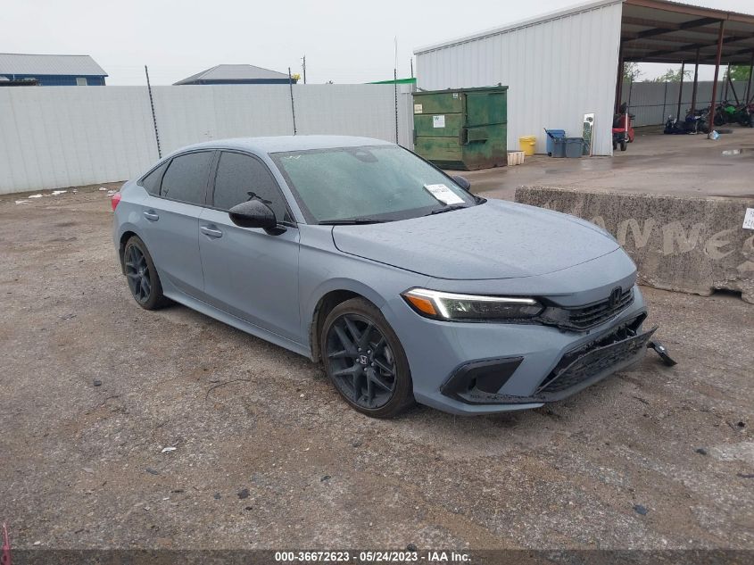 2022 HONDA CIVIC SEDAN SPORT - 2HGFE2F55NH529667