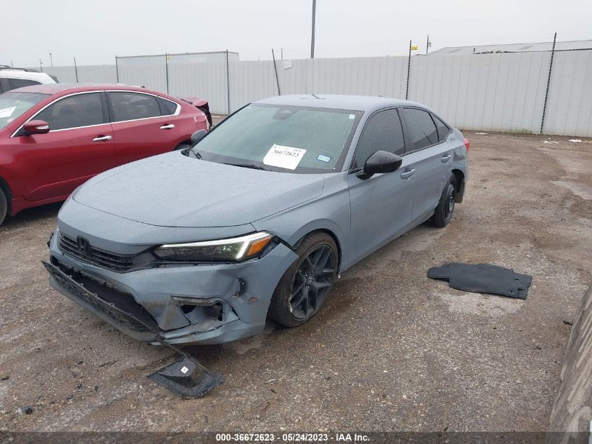 2022 HONDA CIVIC SEDAN SPORT - 2HGFE2F55NH529667