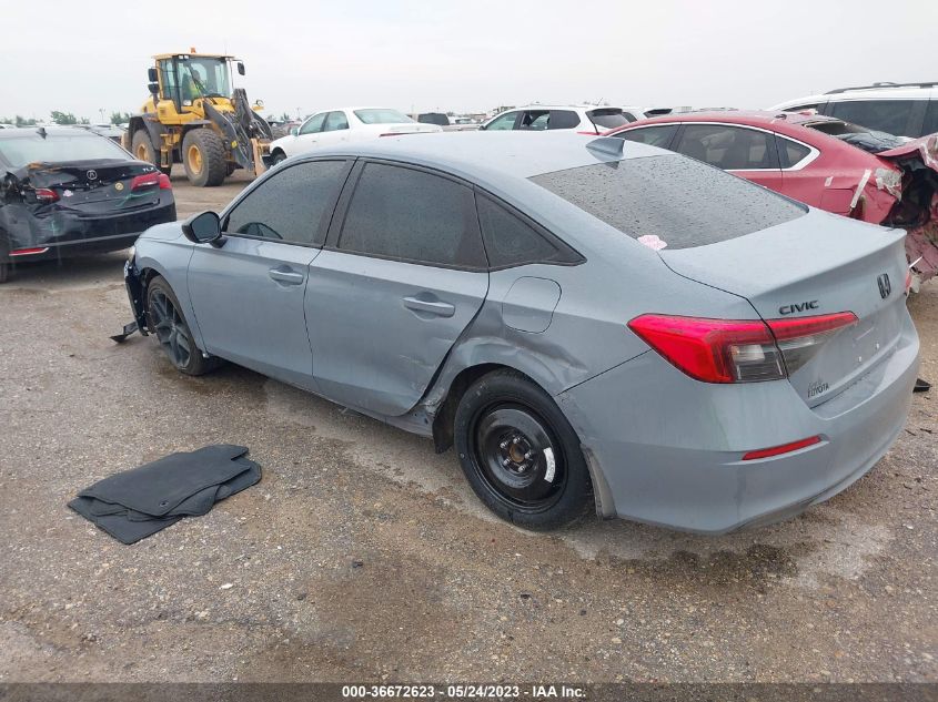 2022 HONDA CIVIC SEDAN SPORT - 2HGFE2F55NH529667