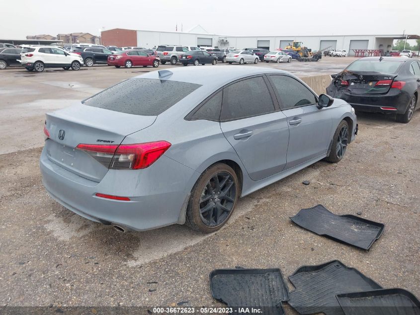 2022 HONDA CIVIC SEDAN SPORT - 2HGFE2F55NH529667