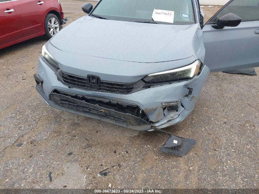 2022 HONDA CIVIC SEDAN SPORT - 2HGFE2F55NH529667