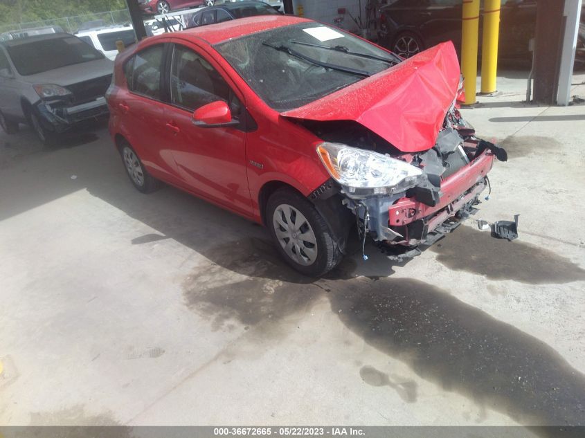 2013 TOYOTA PRIUS C ONE/TWO/THREE/FOUR - JTDKDTB31D1049908