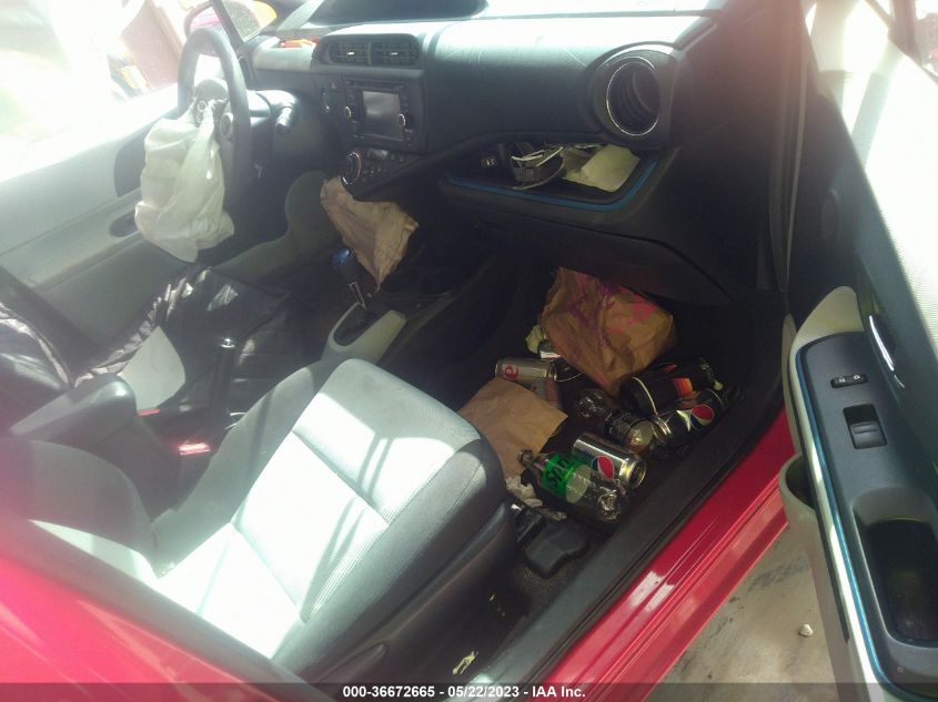 2013 TOYOTA PRIUS C ONE/TWO/THREE/FOUR - JTDKDTB31D1049908