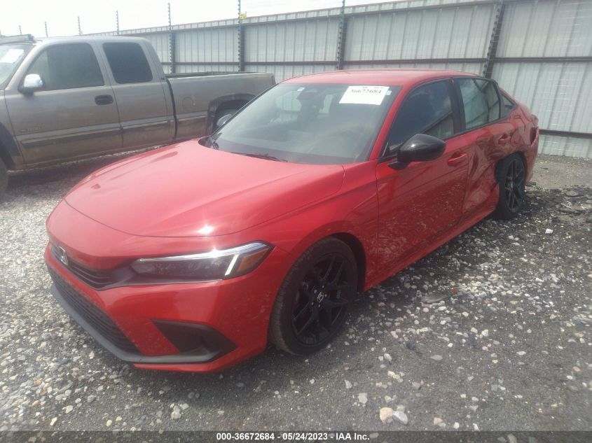 2022 HONDA CIVIC SEDAN SPORT - 2HGFE2F52NH561458