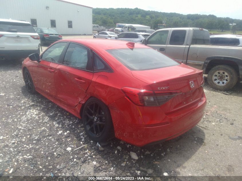 2022 HONDA CIVIC SEDAN SPORT - 2HGFE2F52NH561458