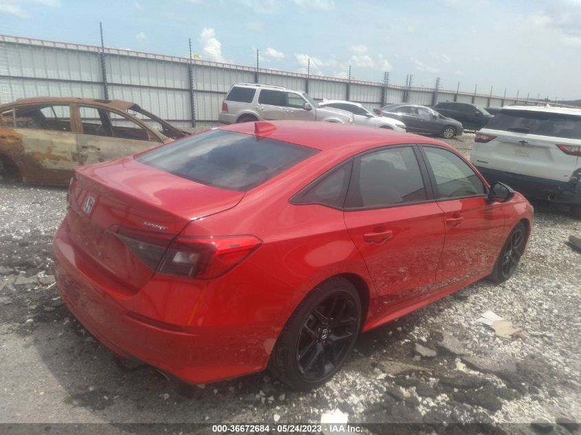 2022 HONDA CIVIC SEDAN SPORT - 2HGFE2F52NH561458